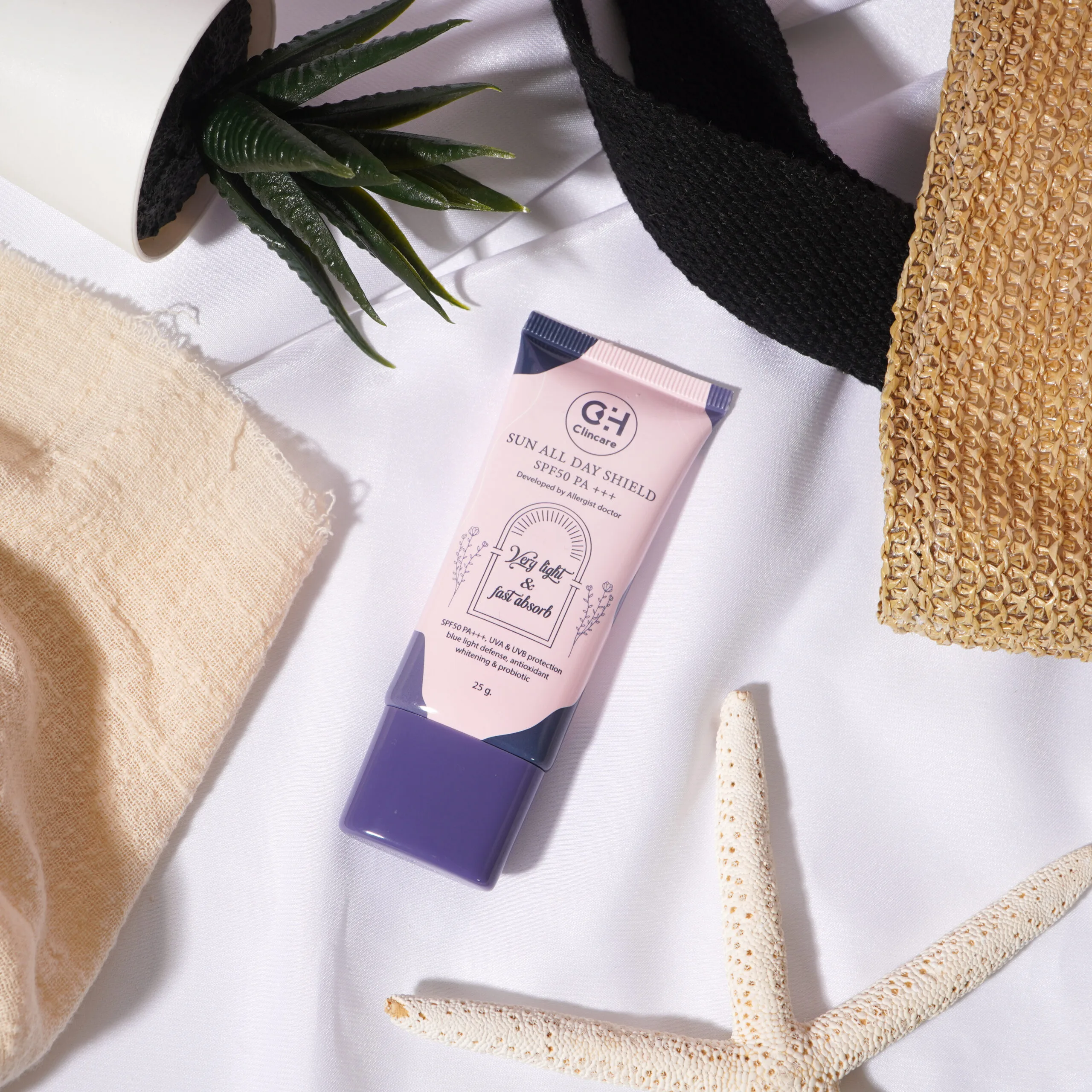 เซ็ต 4 ชิ้น | กันแดด+เซรั่ม+โลชั่น | CH Clincare Sun Screen + Dr.EARTH Facial Serum + Body Serum + Shine & Brightery - Image 18
